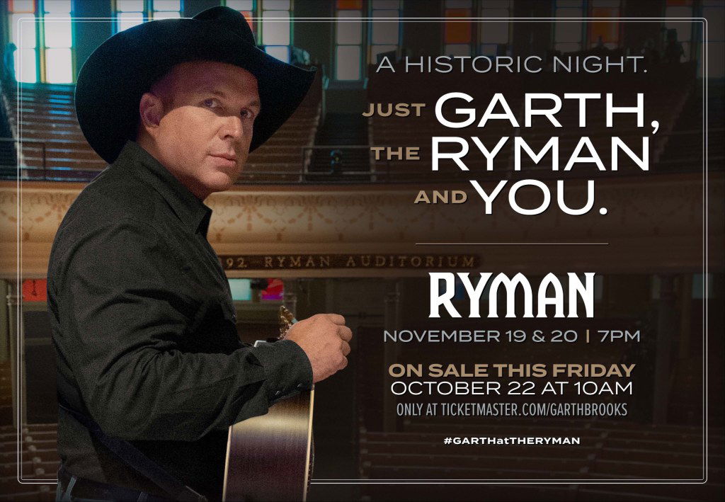 Garth Brooks will make history with sold-out 'in-the-round