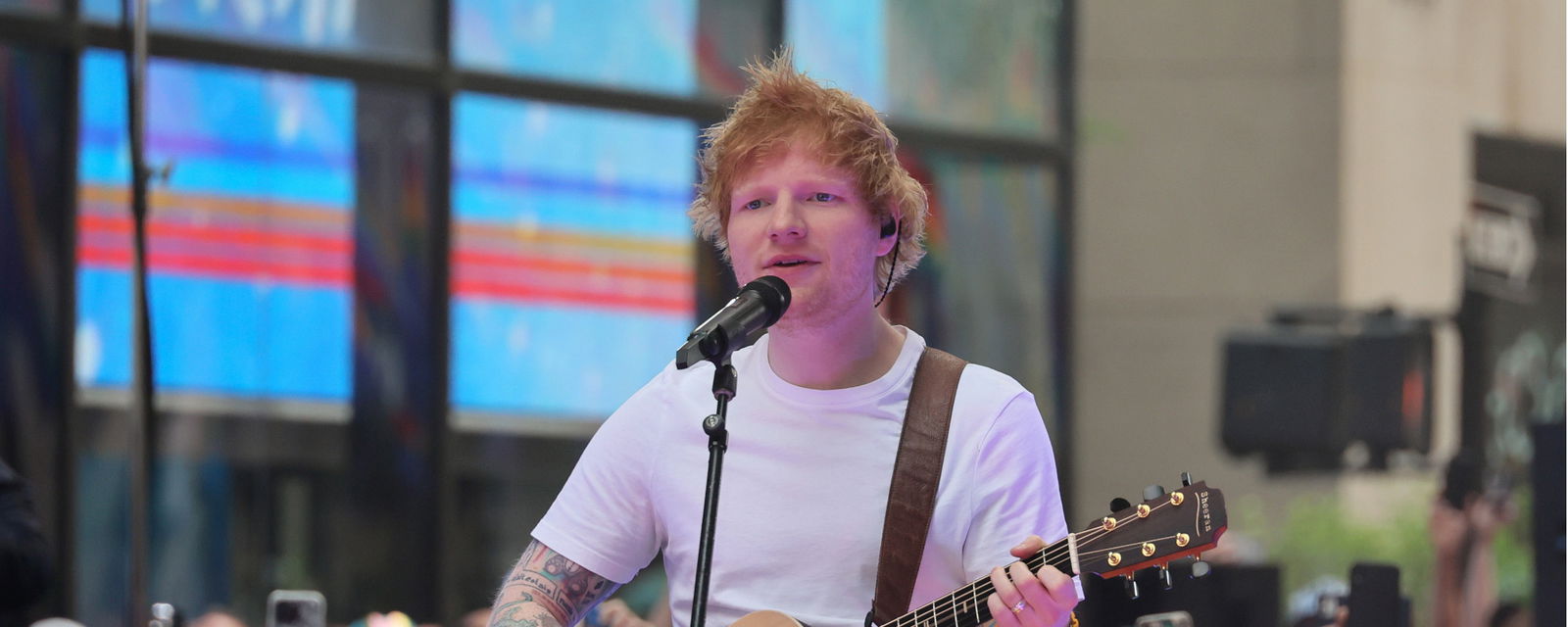 Ed Sheeran Participates in Gender Reveal at Kansas City Concert